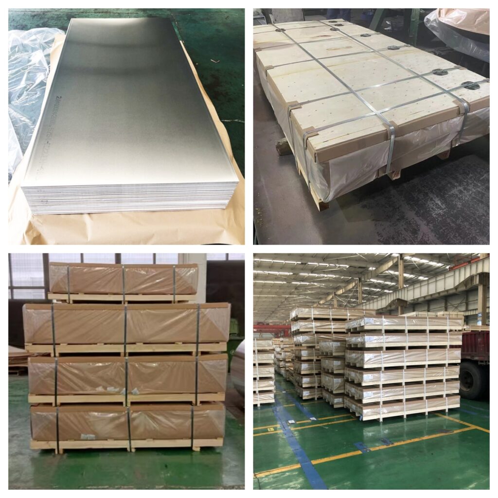 Package of aluminum plate