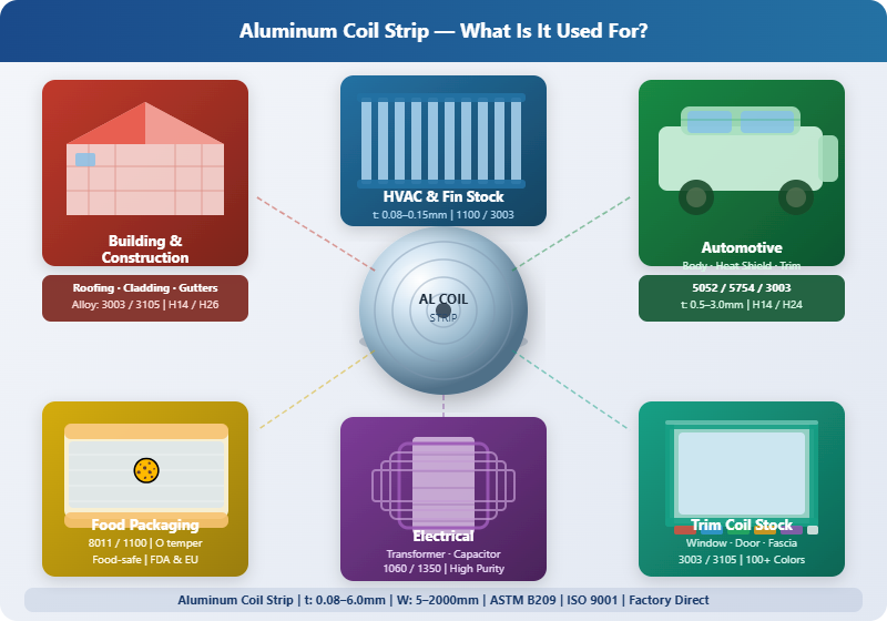 Aluminum Coil and Strip Application Scenarios