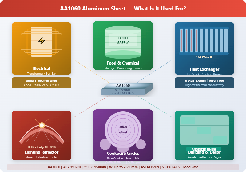 Application Scenarios for AA1060 Aluminum Sheets