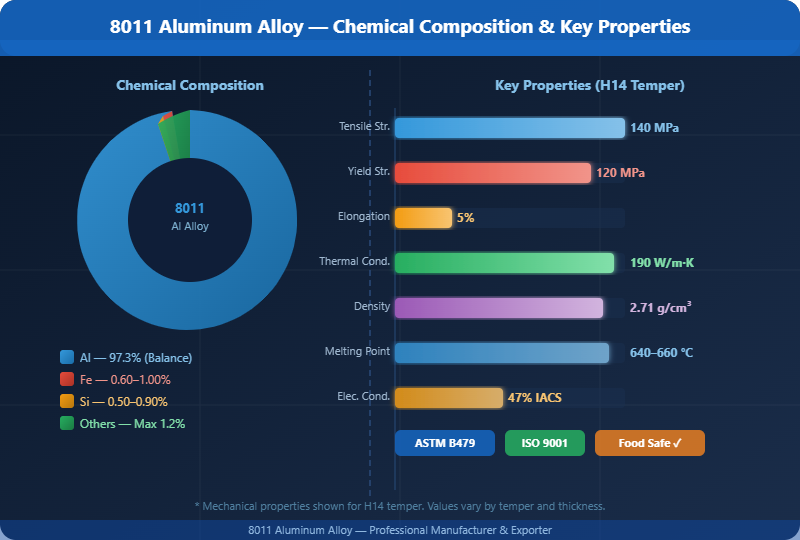 8011 Aluminum Alloy Composition