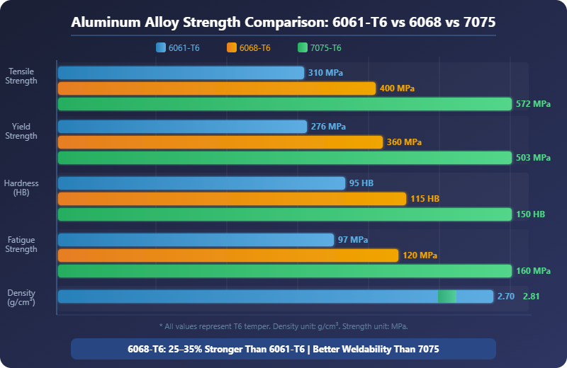 6068 Aluminum vs 6061